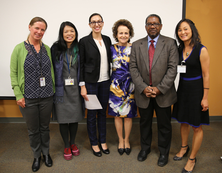 Dean's Forum panelists with Dean King Dean's Forum panelists with Dean King