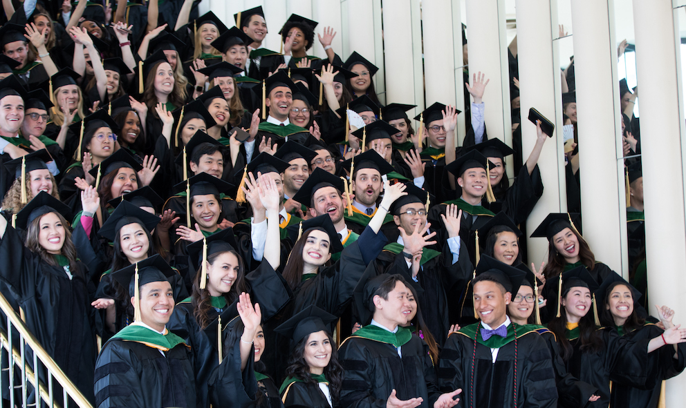 School of Medicine class of 2020. Photo by Elisabeth Fall.