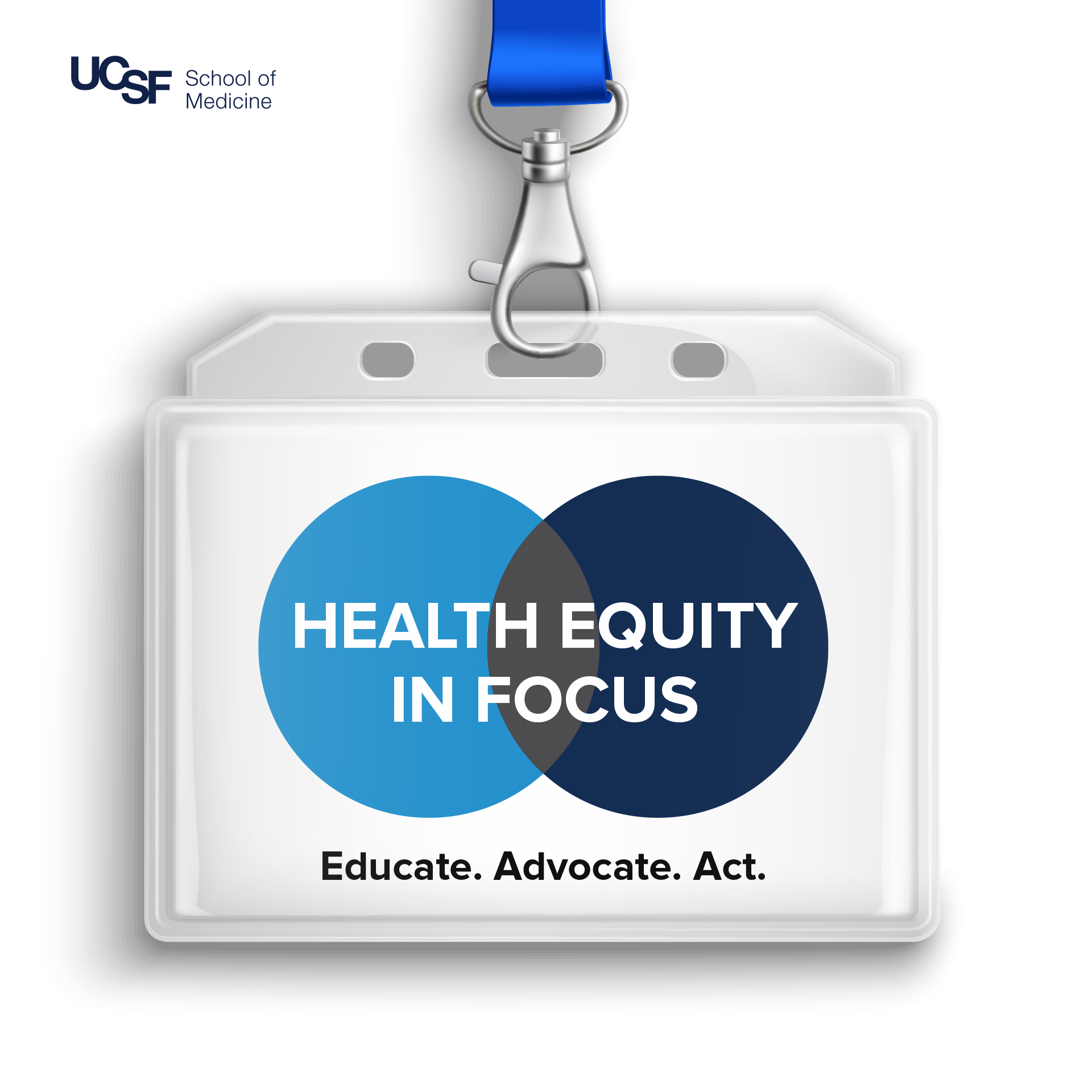 image of health equity in focus badge for instagram