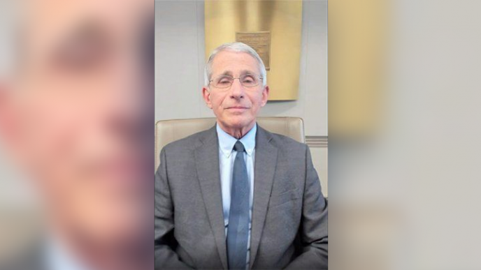 Dr. Anthony Fauci spoke during the virtual ceremony.