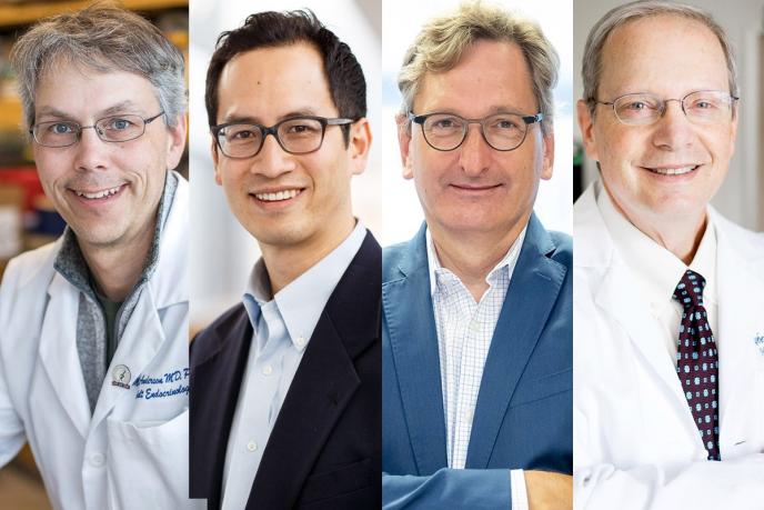Mark Anderson, MD, PhD; Edward Chang, MD; Aleksandar Rajkovicpic, MD, PhD; and Robert Wachter, MD