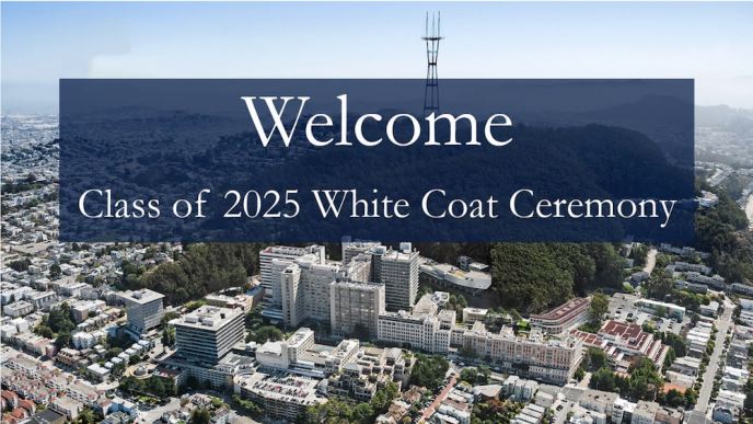 The 2021 White Coat ceremony was held virtually via livestream