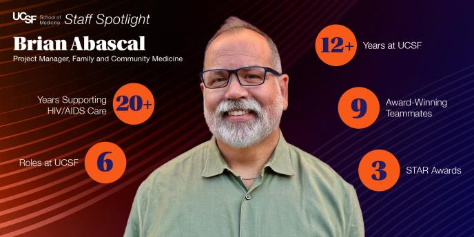 Since joining UCSF, Brian has contributed to programs that expand access to services and strengthen healthcare systems. Photo by Lorraine Hart.